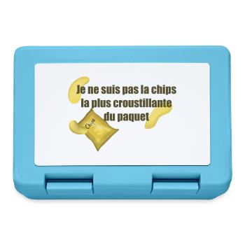 Chips - Boîte à goûter - bleu saphir - Devant