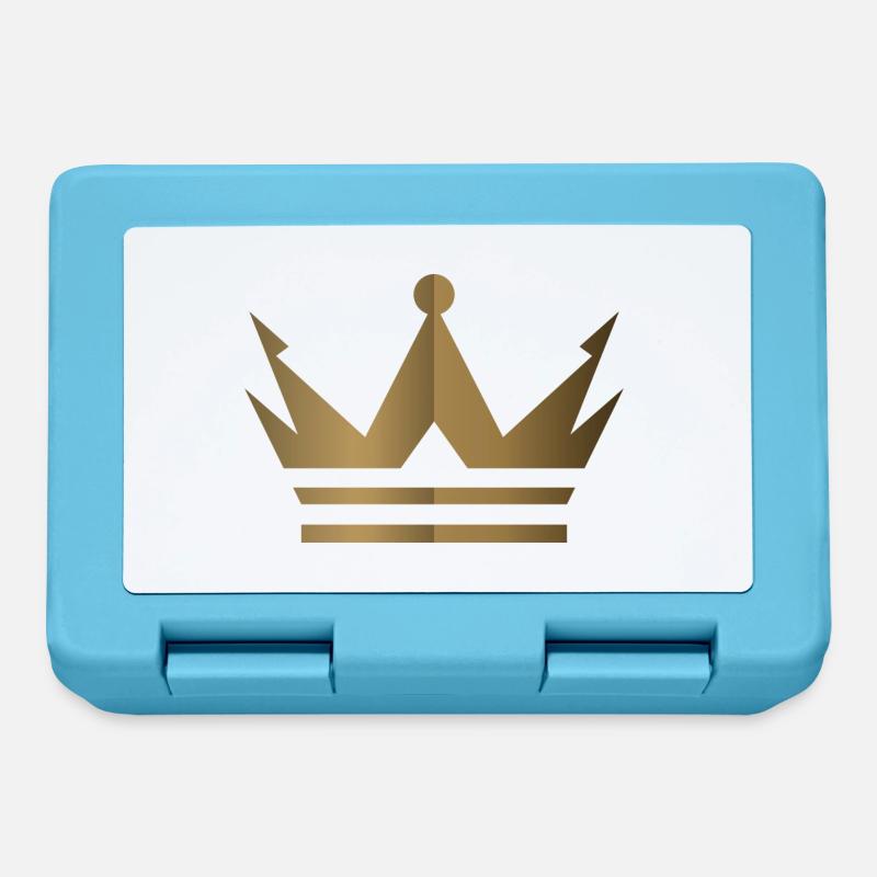 Logo de la Couronne - Boîte à goûter - bleu saphir