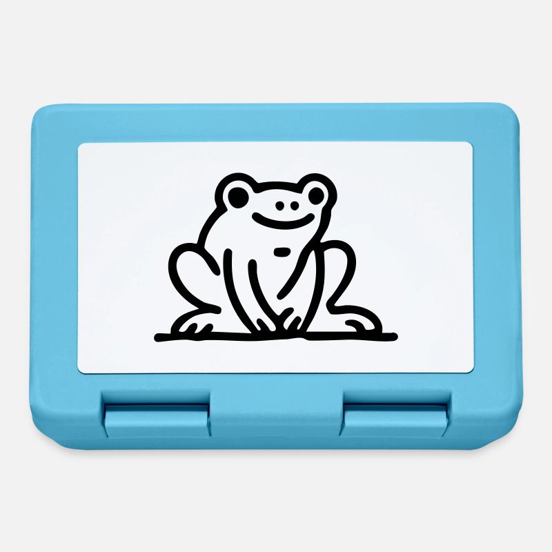 Frog Frog - Lunchbox - sapphire blue