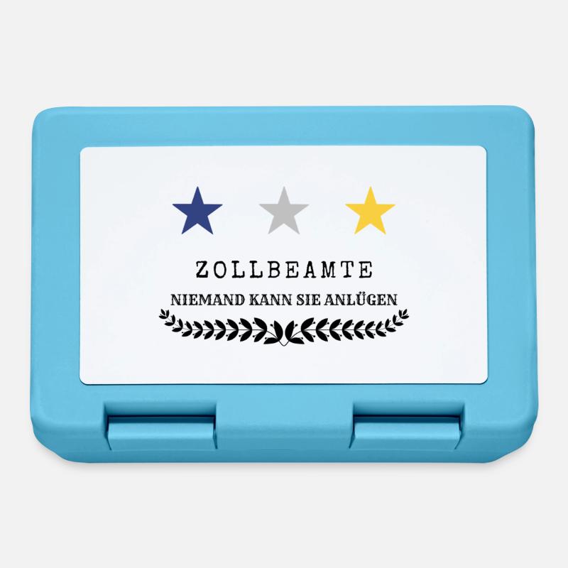 Douanier - Boîte à goûter - bleu saphir