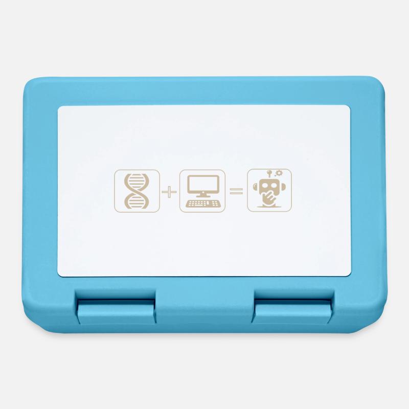 robot - Lunchbox - sapphire blue