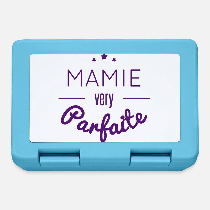 mamie very parfaite - Boîte à goûter - bleu saphir