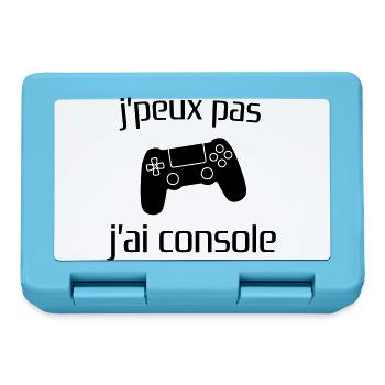 j'peux pas j'ai console - Boîte à goûter - bleu saphir - Devant