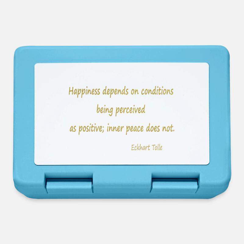 Happiness - Lunchbox - sapphire blue