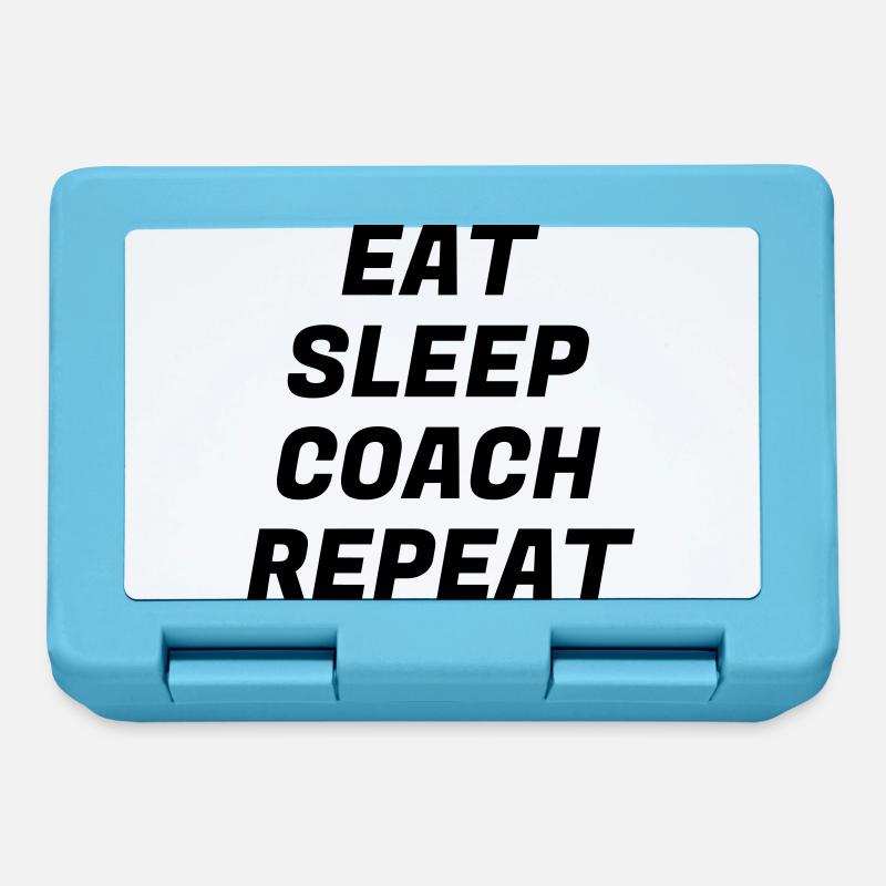 Coach / Coaching / Entraineur / Sport - Boîte à goûter - bleu saphir
