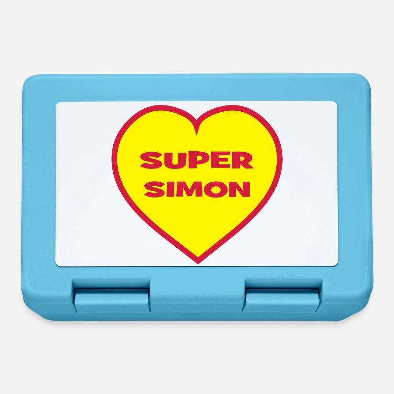 Super-Simon - Brotdose - Saphirblau