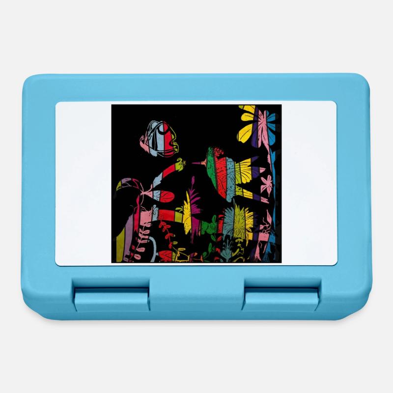 Hummingbird - Lunchbox - sapphire blue