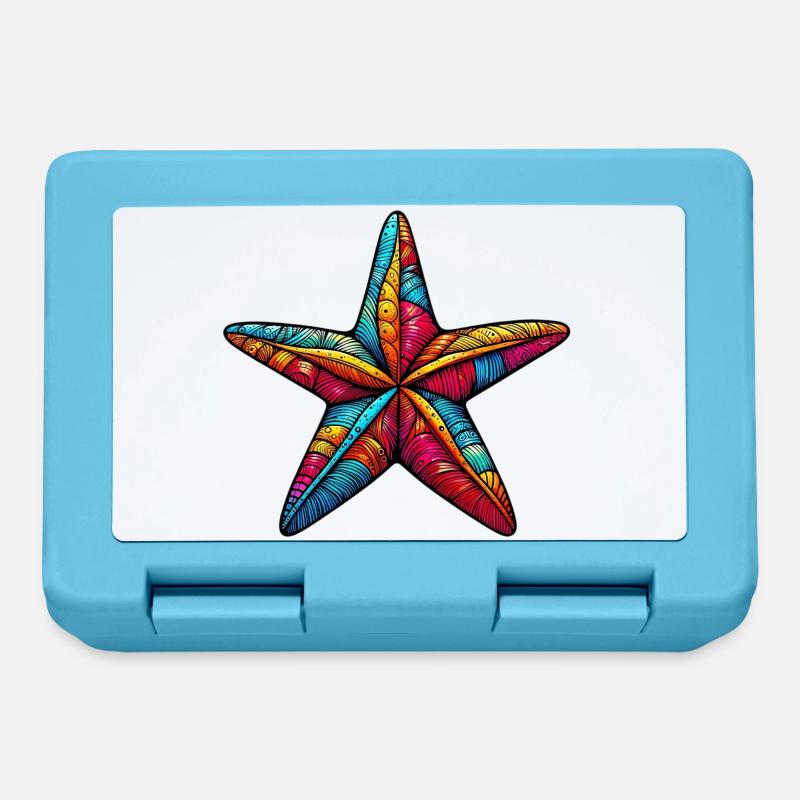 Starfish - Lunchbox - sapphire blue