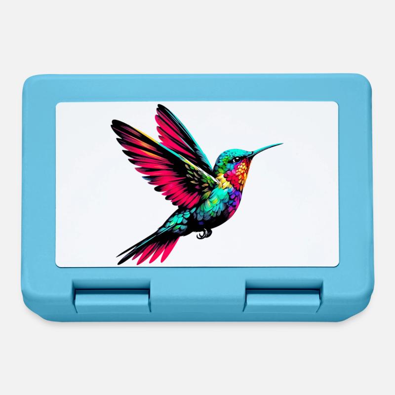 Colibri - Boîte à goûter - bleu saphir