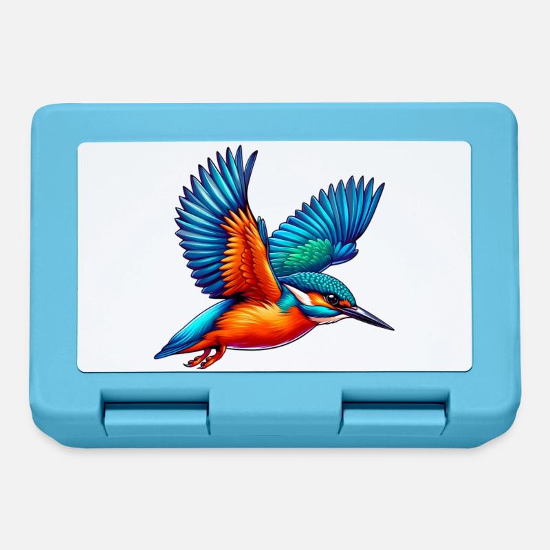 Eisvogel - Brotdose - Saphirblau