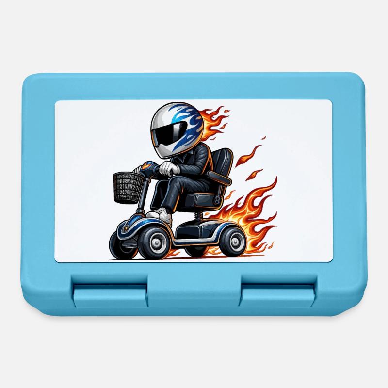Scooter de mobilité Race bleu - Boîte à goûter - bleu saphir