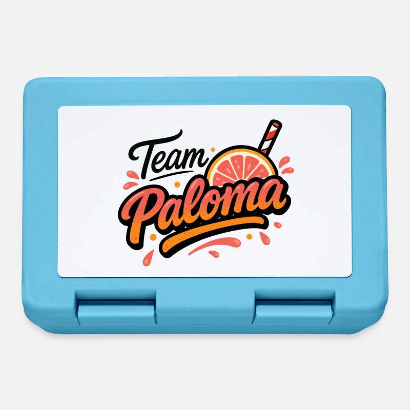 Team Paloma - Boîte à goûter - bleu saphir
