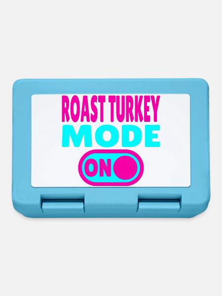 Roast Turkey Mode ON - Brotdose - Saphirblau