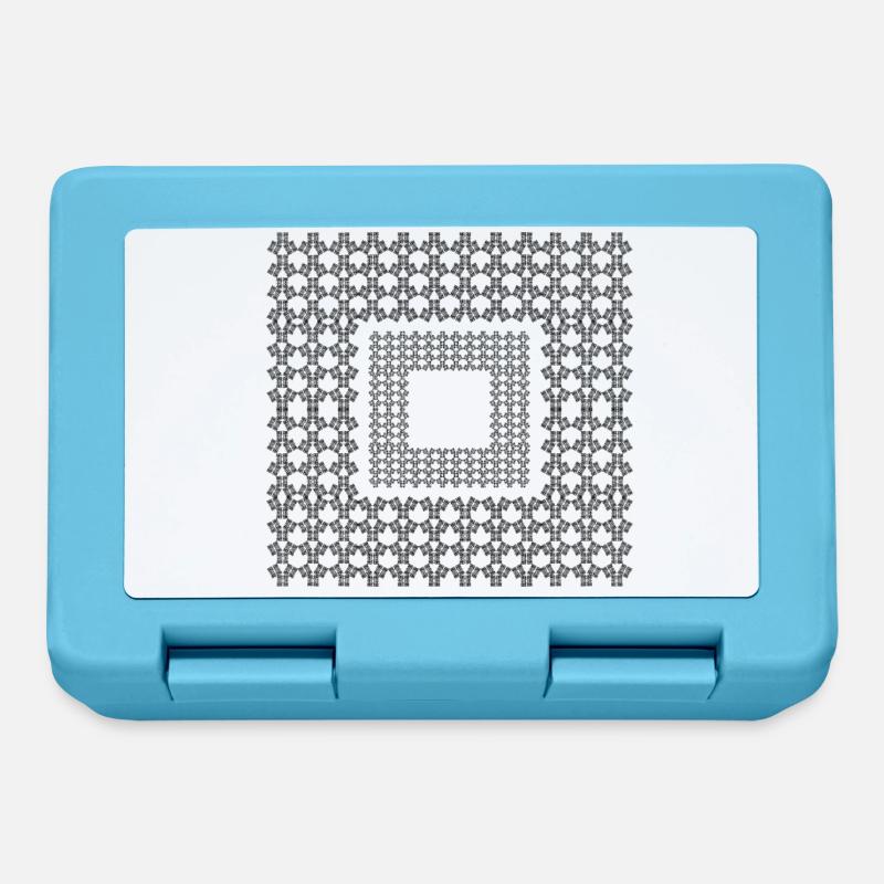 Square decor - Lunchbox - sapphire blue