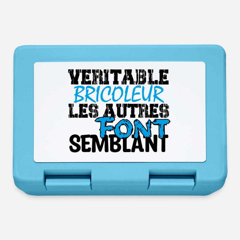 Bricolage | Véritable bricoleur ... - Boîte à goûter - bleu saphir