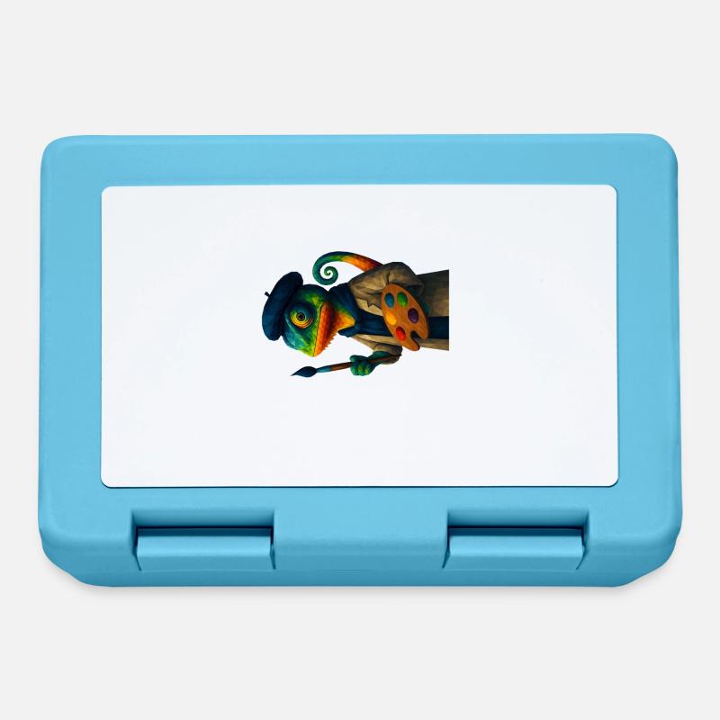WPAP Style Animaux - Palette de couleurs Chameleon Painter - Boîte à goûter - bleu saphir