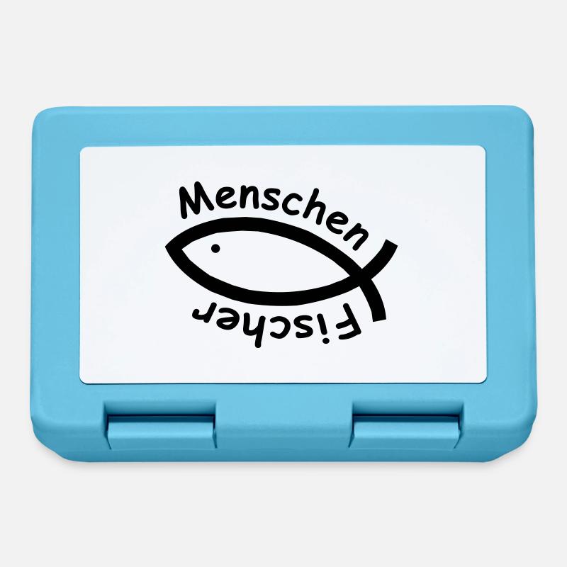 Menschenfischer - Brotdose - Saphirblau