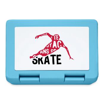 Eisschnelllauf Skating Text 204 Wörter - Brotdose - Saphirblau - Vorne