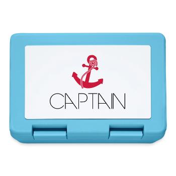 Captain Cool Anchor Logo - Brotdose - Saphirblau - Vorne
