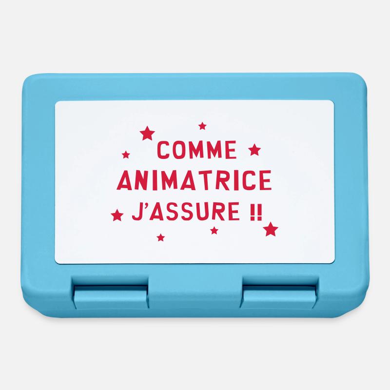Animateur / Animatrice / Animation / Vacances - Boîte à goûter - bleu saphir