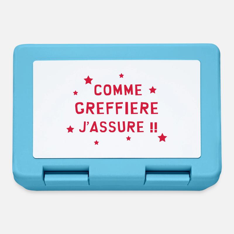 Greffe / Greffier / Justice / Droit / Greffière - Boîte à goûter - bleu saphir