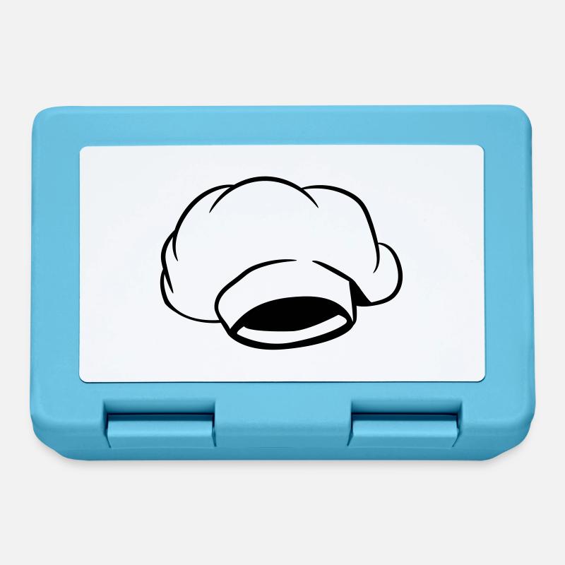 cuisinier chapeau de chef de cuisine - Boîte à goûter - bleu saphir