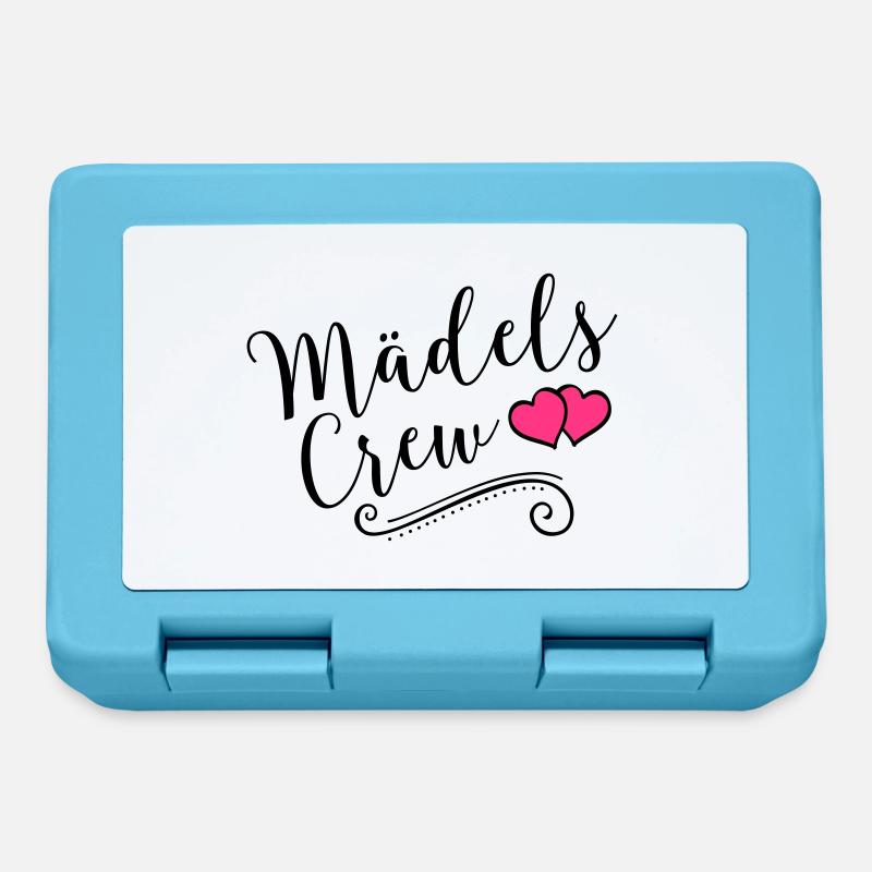 maedels crew heart - Brotdose - Saphirblau