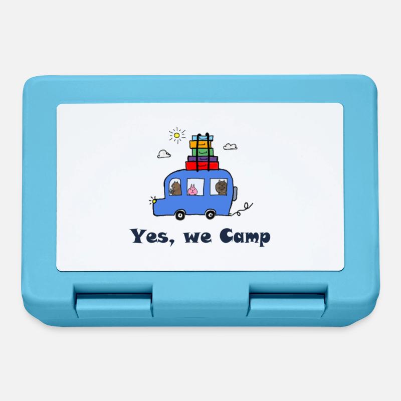 Camper ... - Brotdose - Saphirblau