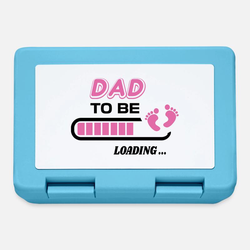 Dad to be. Wait birth gift - Lunchbox - sapphire blue