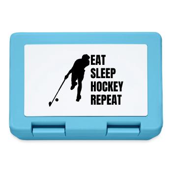 Field Hockey Hockey Player Hockey Floorball Gift - Lunchbox - sapphire blue - Front