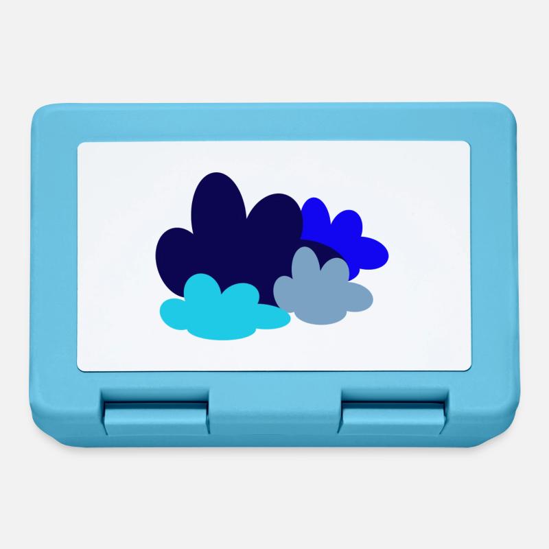 Cloud Design - Lunchbox - sapphire blue