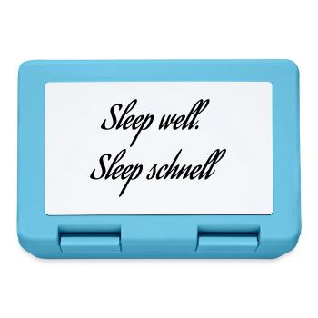 Sleep well - Brotdose - Saphirblau - Vorne