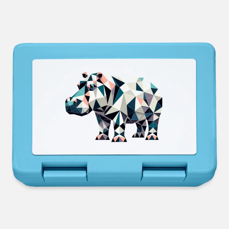 hippo // hippo - Lunchbox - sapphire blue
