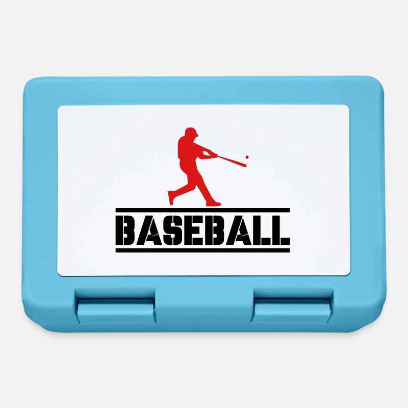 baseball 02 - Brotdose - Saphirblau