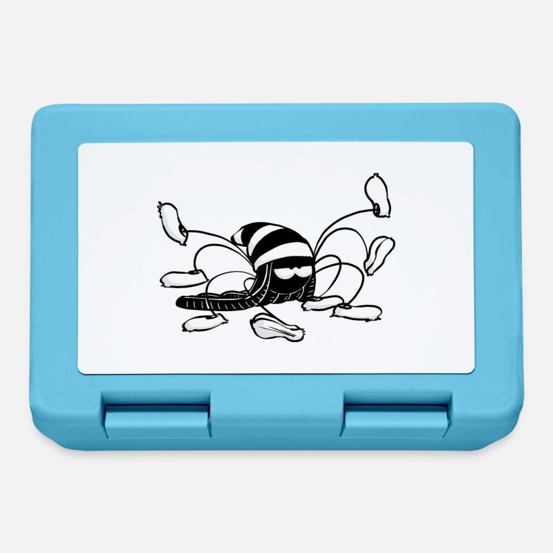 Beth the Spider -Rasta Spider (text version) - Lunchbox - sapphire blue