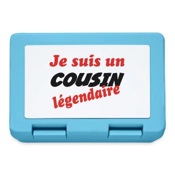 I'm a legendary cousin - Lunchbox - sapphire blue - Front