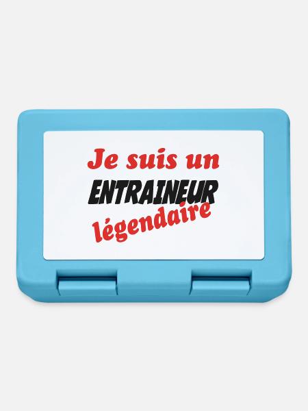 Je suis un ENTRAINEUR légendaire - Boîte à goûter - bleu saphir