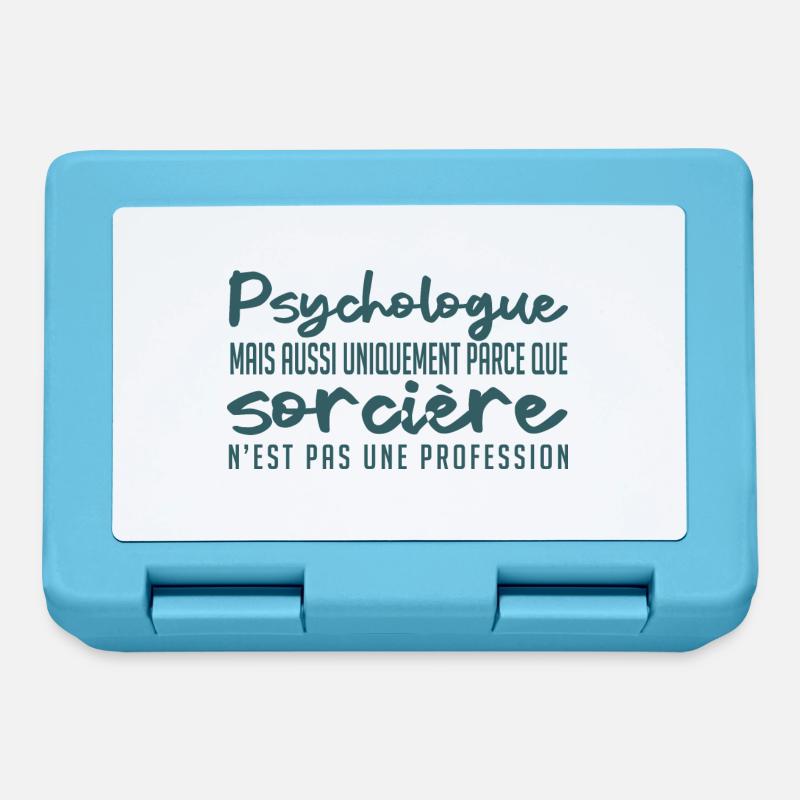 Psychologue Sorcière - Boîte à goûter - bleu saphir
