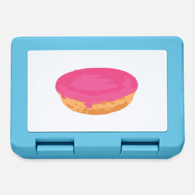 Casse-croûte : le gâteau rose de la cantine ! - Boîte à goûter - bleu saphir