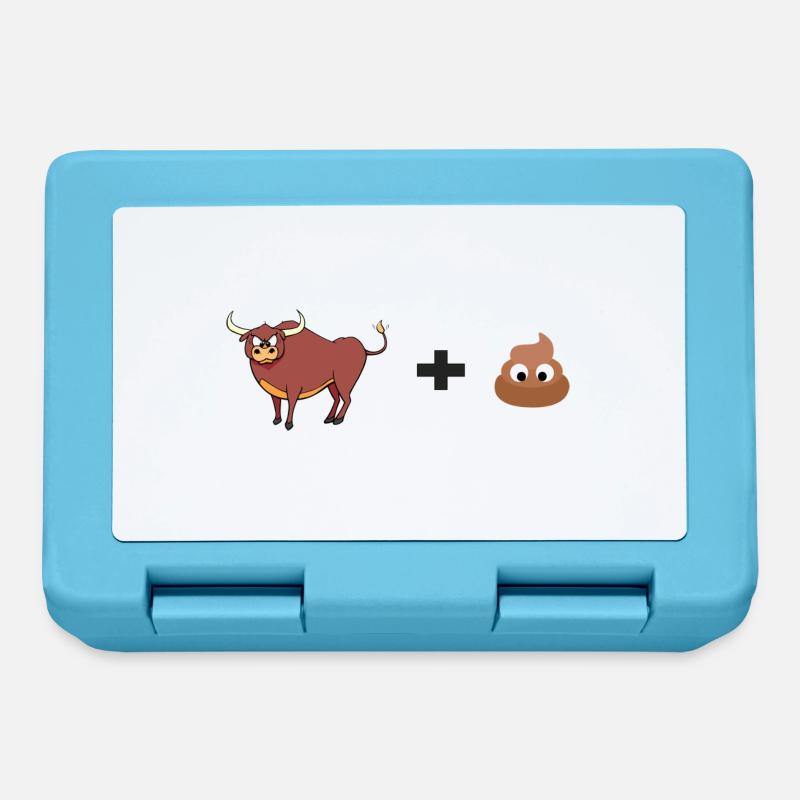 Bullshit! Funny gift idea for all ages - Lunchbox - sapphire blue