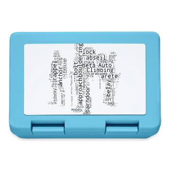 Climbing Climbers Men Women Bouldering - Lunchbox - sapphire blue - Front