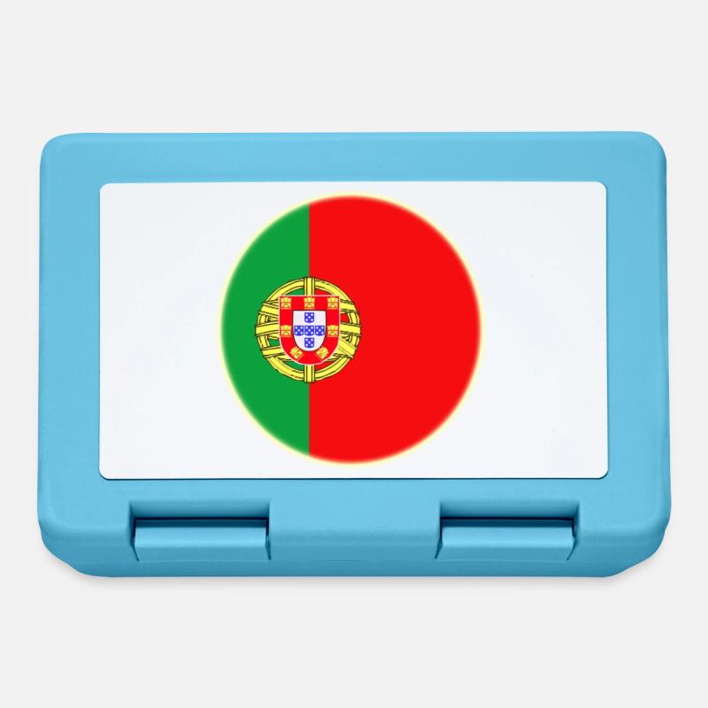 Ecusson Portugais - Boîte à goûter - bleu saphir