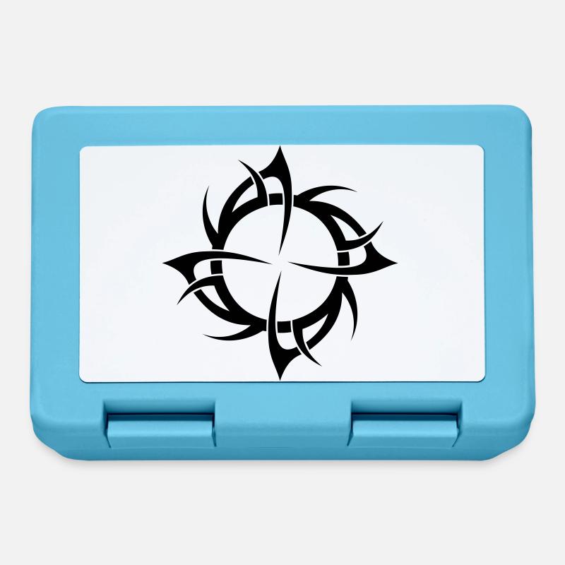 Tribal Sun 1c - Lunchbox - sapphire blue