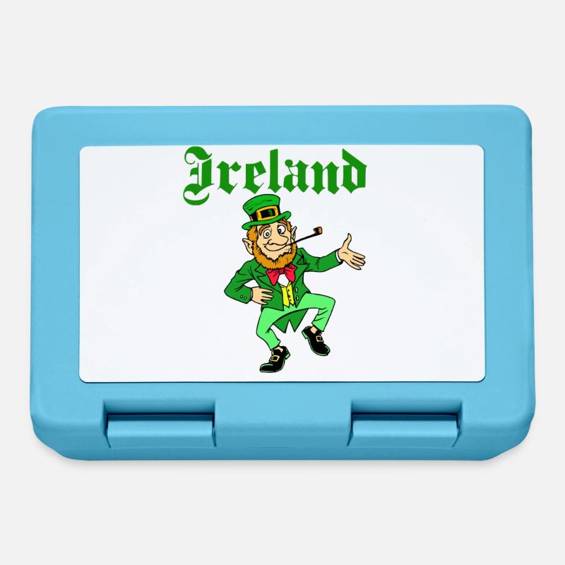 Irland St Patrick Kobold - Brotdose - Saphirblau