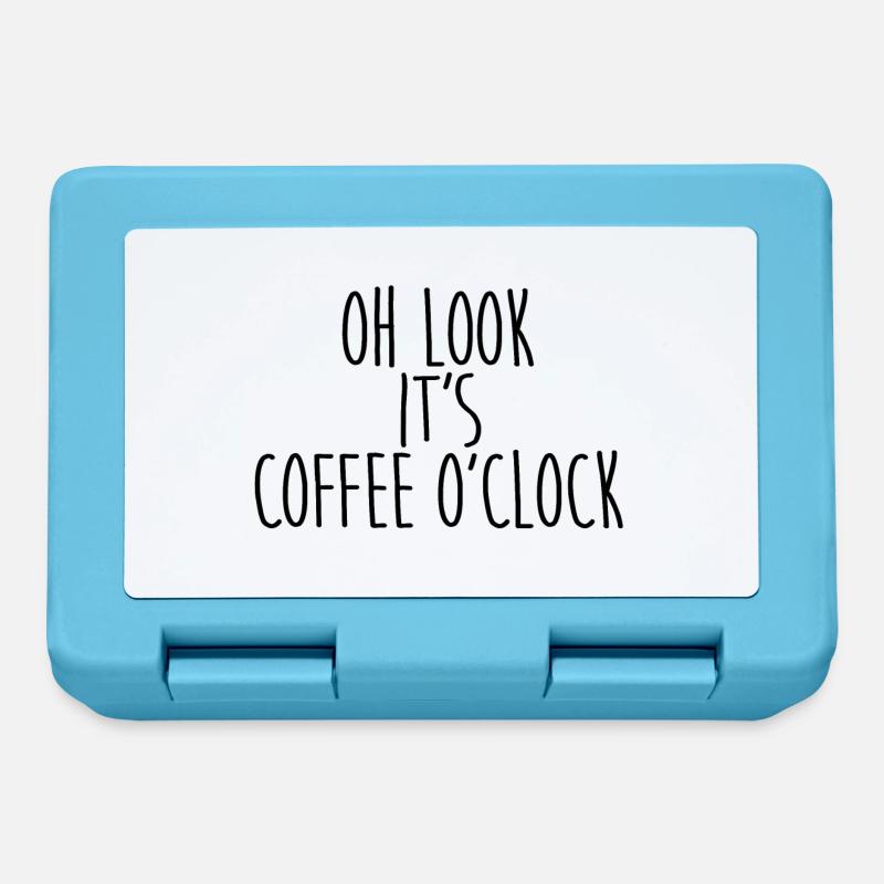 café heures - Boîte à goûter - bleu saphir