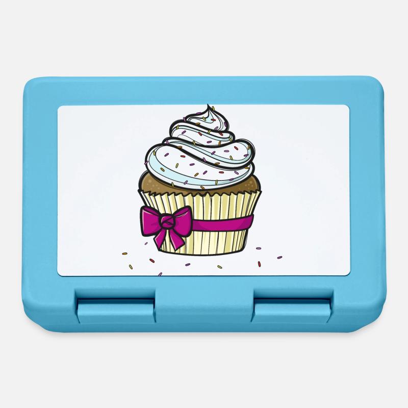 Sweet comic Cupcake - Brotdose - Saphirblau
