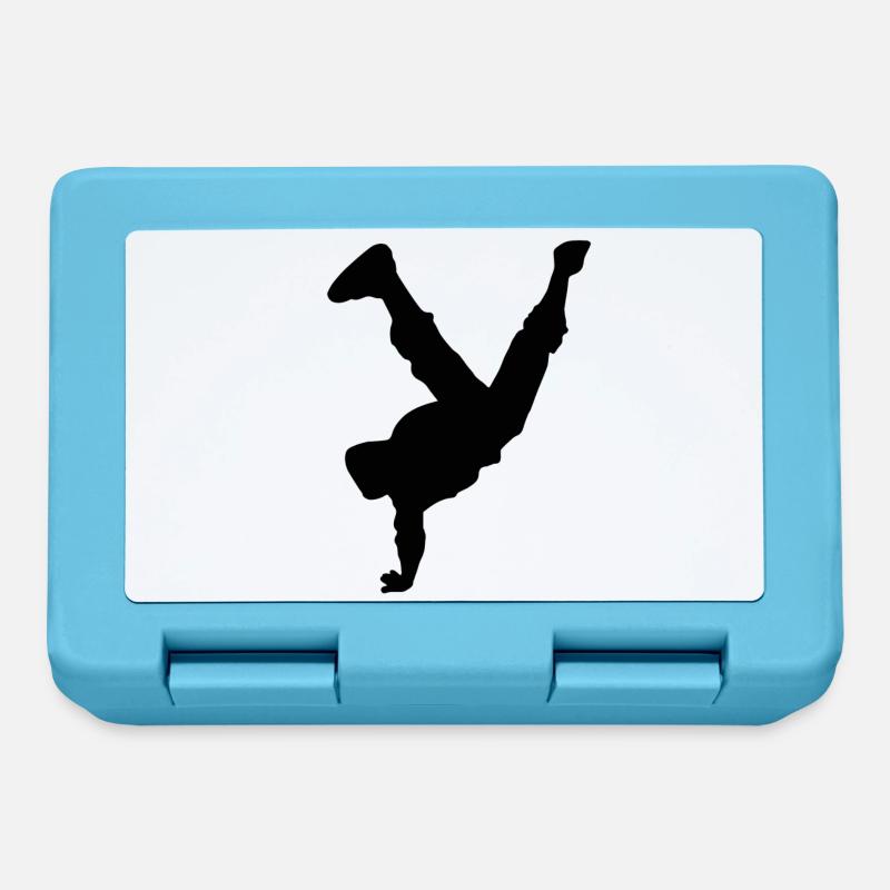 Breakdance - Brotdose - Saphirblau
