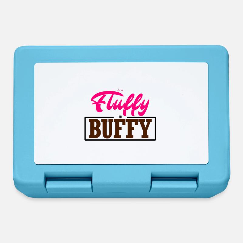 From Fluffy to Buffy - Lunchbox - sapphire blue