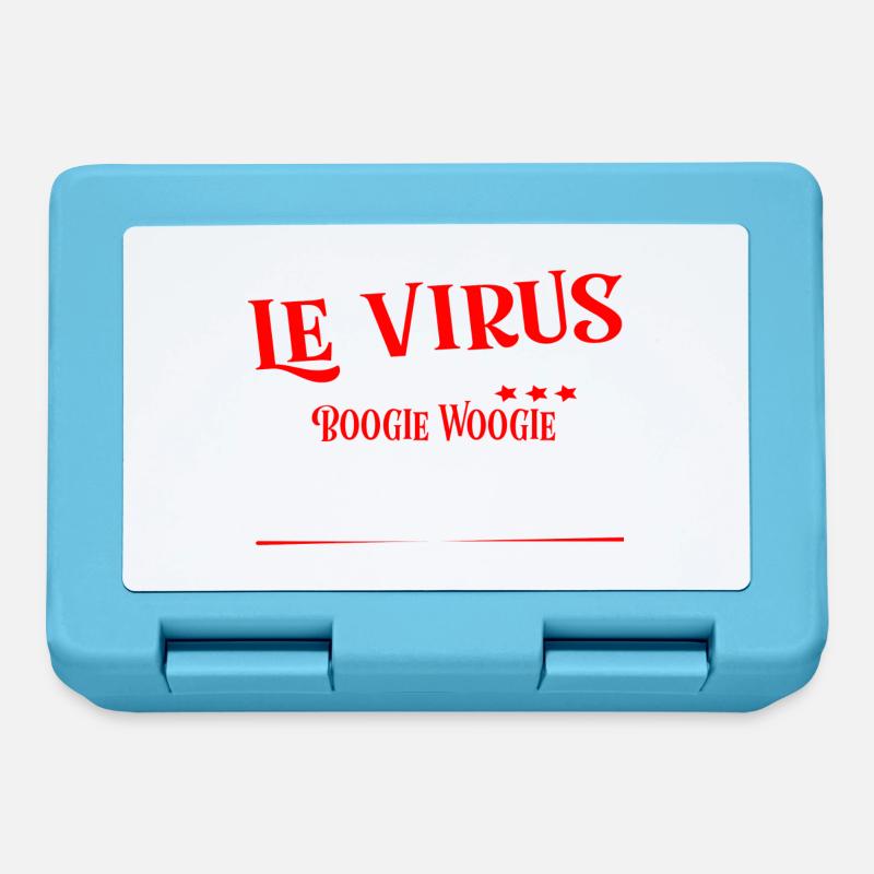 Boogie Woogie virus cadeau sport - Boîte à goûter - bleu saphir