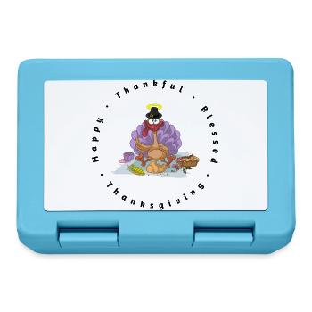 SASSY THANKSGIVING TURKEY B lcbo - Lunchbox - sapphire blue - Front